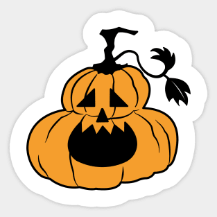 halloween pumpkin funny No.9 Sticker